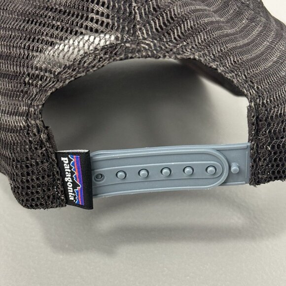 Patagonia Hat One Size P6 Logo Trucker Snapback Adjustable Mesh Canvas Cap PLGY - Picture 9 of 12